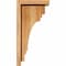 Ekena Millwork Pescadero Rough Sawn Corbel w/Backplate, Western Red Cedar, 6"W x 8"D x 16"H COR06X08X16PEC01RWR - alternate 4